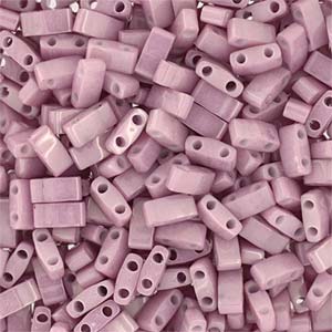 Miyuki Half Tila Beads - 5g Bag - Opaque Antique Rose Luster - HTL0599