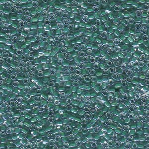 Miyuki Triangle 10/0 – 10g Bag – Colour Lined Teal