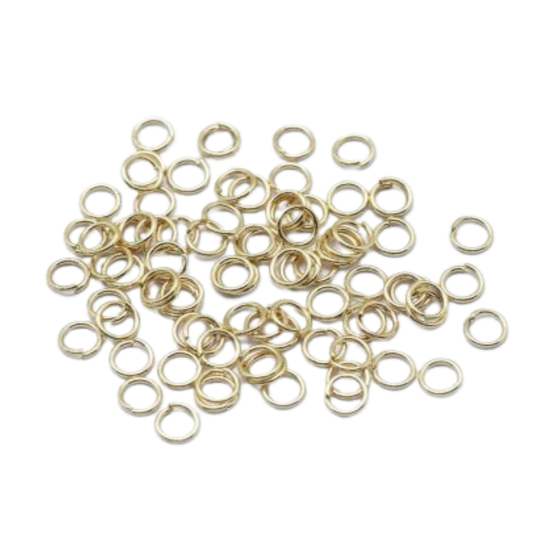 18k Gold Plated - 3mm Open Jump Rings – Approx 30 (0.3g)