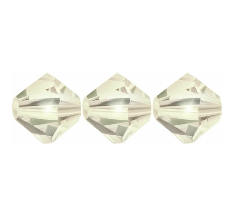 4mm Preciosa Bicones – Blonde Flare – Pack of 30