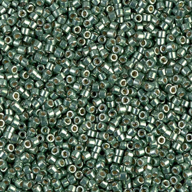 10/0 – Miyuki Delica - 5g Bag – Duracoat Galvanized Sea Green – DBM1845