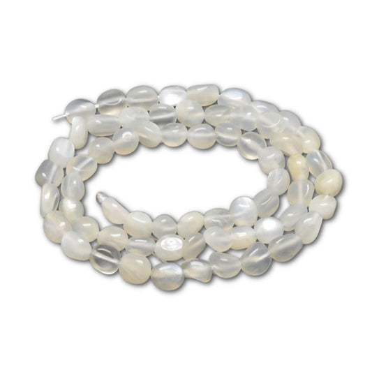 5x6mm Moonstone Nugget Beads – Approx 56 beads