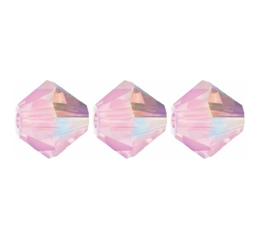 4mm Preciosa Bicones – Pink Sapphire – Pack of 30