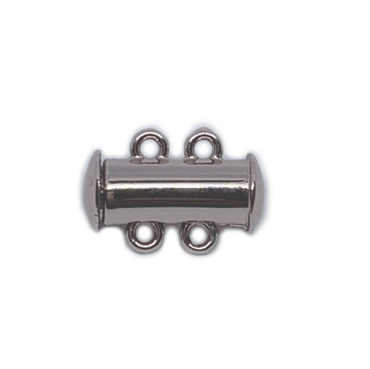 Rose Gold Plated Two Strand Magnetic Clasp