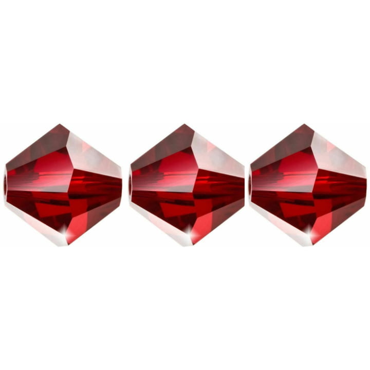 3mm Preciosa Bicones – Siam – Pack of 30