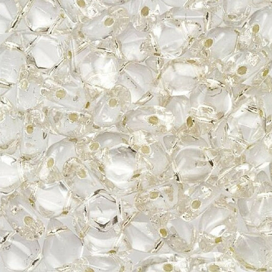 Mini Gemduo 6x4mm – 5g – Silver Lined Crystal