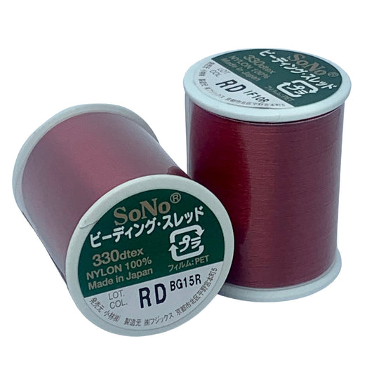 SoNo Beading Thread - 100 Meter Spool - Red