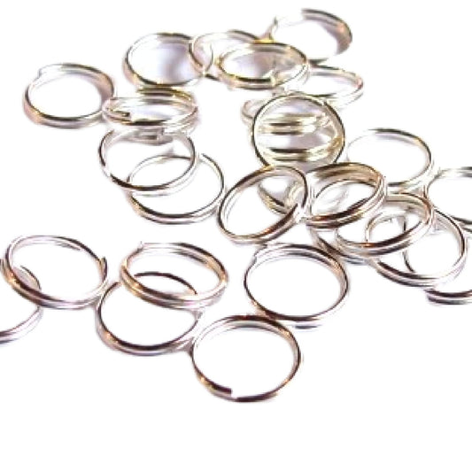 Silver Plated - 5mm Split Rings – 2g Pack (approx 30)