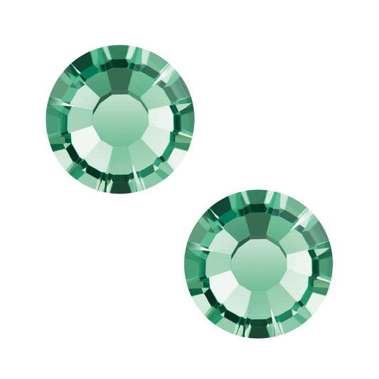 Preciosa SS34 Flat Back Crystal 7.2mm - Pack of 2 - Erinite