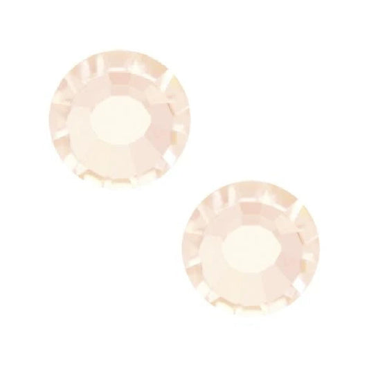 Preciosa SS34 Flat Back Crystal 7.2mm - Pack of 2 - Light Gold Quartz