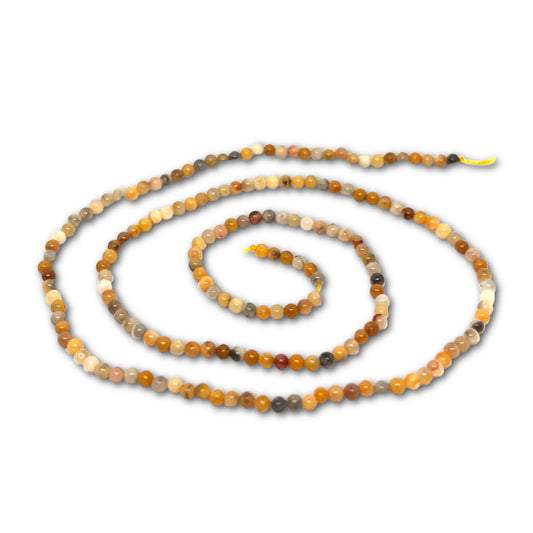 2mm Crazy Lace Agate Gemstone Bead Strand - Grade A - Approx 180 Beads