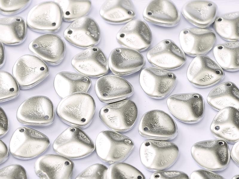 Rose Petals 8 x 7 mm Aluminium Silver 10g