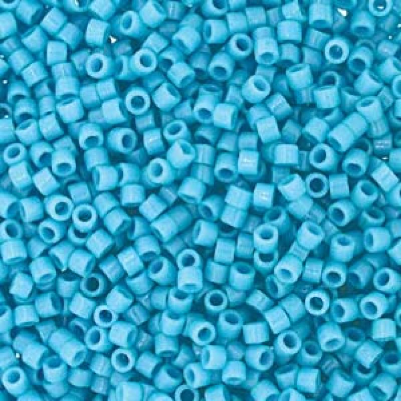 11/0 – Miyuki Delica - 5g Bag – Duracoat Opaque Nile Blue – DB2128