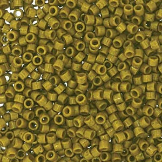 11/0 – Miyuki Delica - 5g Bag –  Opaque Spanish Olive – DB2141