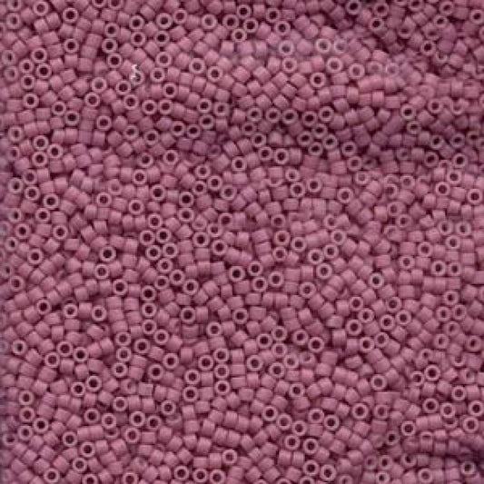 11/0 – Miyuki Delica - 5g Bag – Dyed Matte Opaque Rose – DB0800