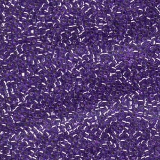 11/0 – Miyuki Delica - 5g Bag – Dyed Silver Lined Lilac – DB1347