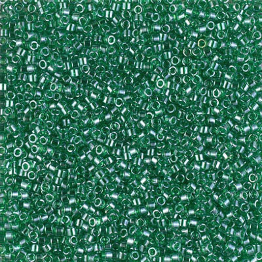 11/0 – Miyuki Delica - 5g Bag - Transparent Green Luster – DB1889