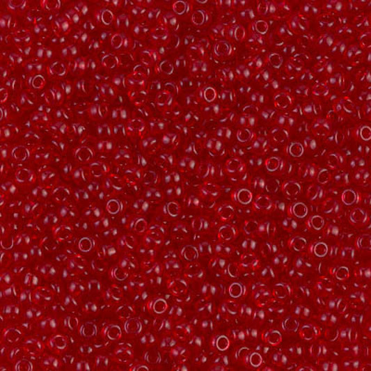 11/0 Miyuki Seed Beads – Silver Lined Dark Ruby - Colour 11D - 250g Wholesale Bag