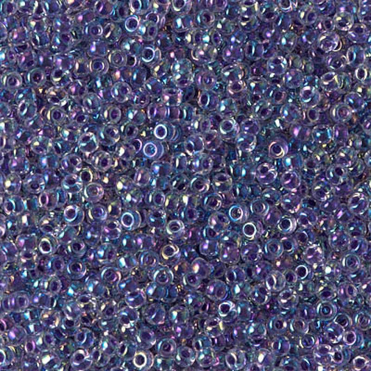 11/0 Miyuki Seed Beads 25g Bag – Amethyst Lined Crystal AB- Colour 274