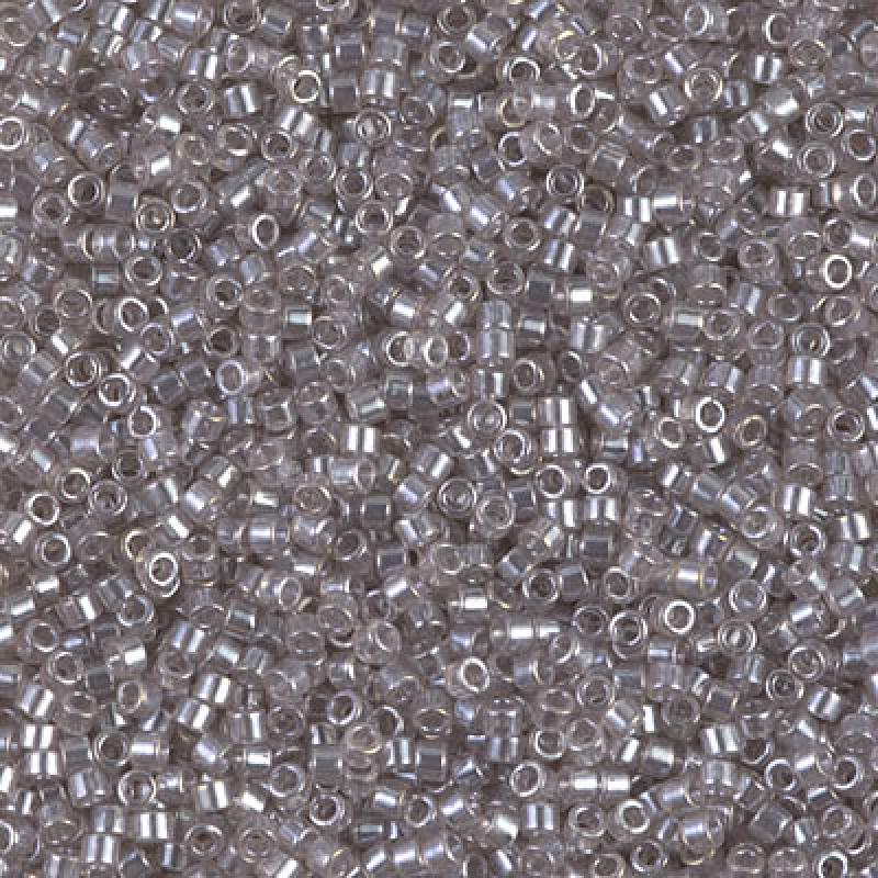 11/0 – Miyuki Delica - 5g Bag - Transparent Light Taupe Luster – DB1485(Discontinued by Miyuki)