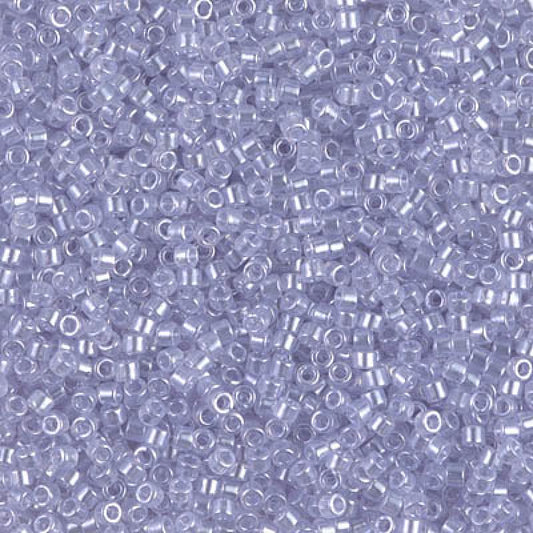 15/0 - Miyuki Delica - 5g Bag - Transparent Pale Amethyst Luster - DBS1476