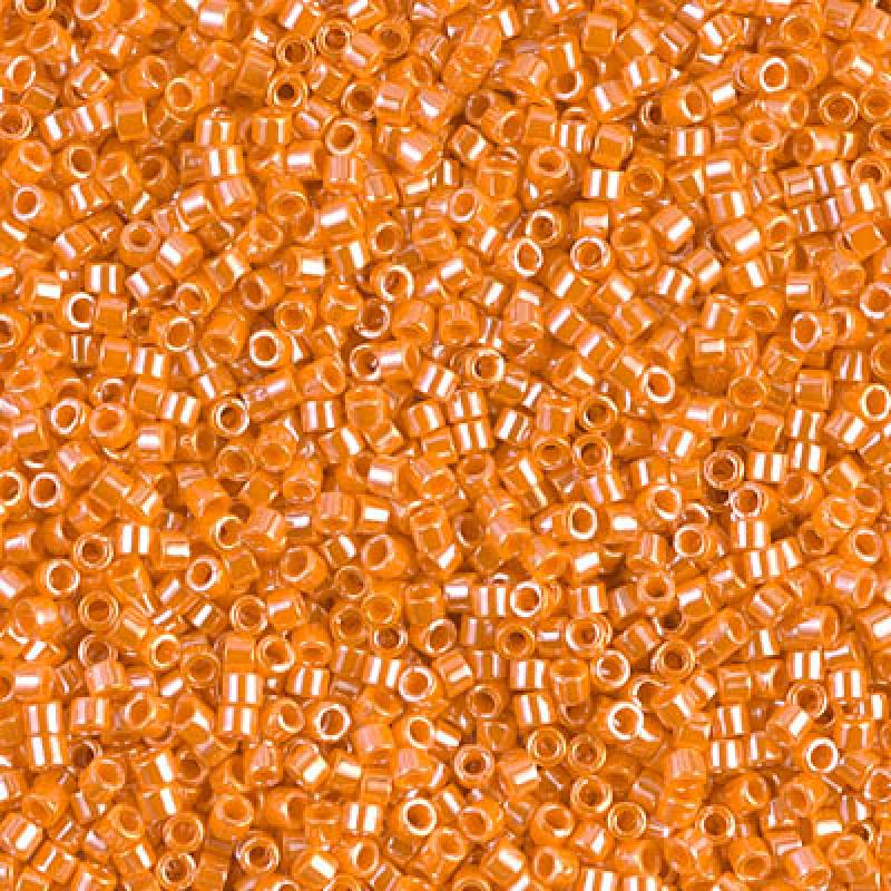 15/0 - Miyuki Delica - 5g Bag - Opaque Mandarin Luster - DBS1563