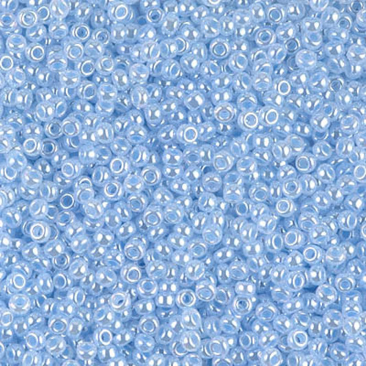 11/0 Miyuki Seed Beads 25g Bag – Sky Blue Ceylon – Colour 524