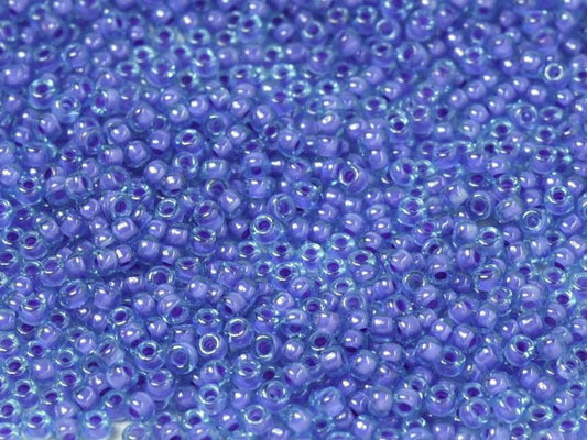11/0 Miyuki Seed Beads 25g Bag – Fancy Lined Aqua Pink - Colour 2270