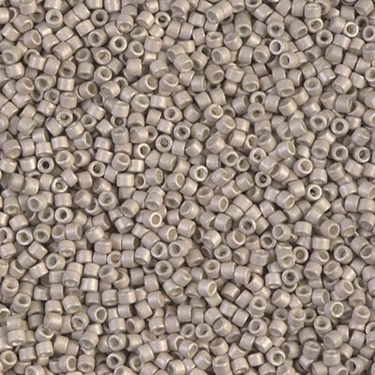 11/0 – Miyuki Delica - 5g Bag - Galvanized Matte Ash Gray – DB1176