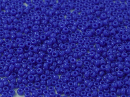11/0 Miyuki Seed Beads - Opaque Blue - Colour 417 - 250g Wholesale Bag