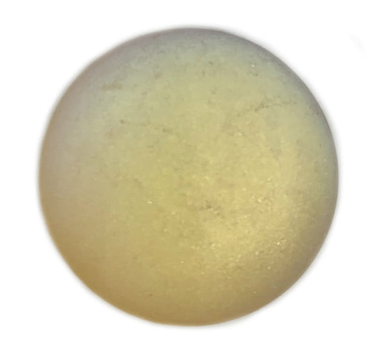 Czech Glass Cabochon 25mm – Topaz Matte AB